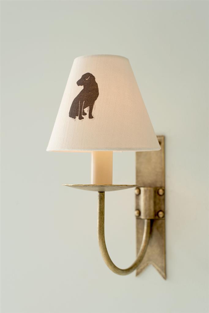 Jim Lawrence Labrador Candle Lamp Shade