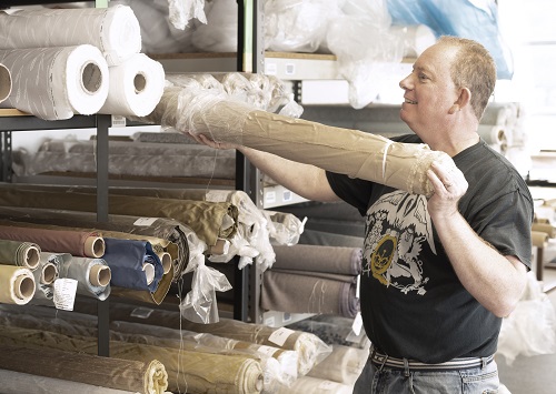 Jim Lawrence fabrics in the Suffolk Warehouse