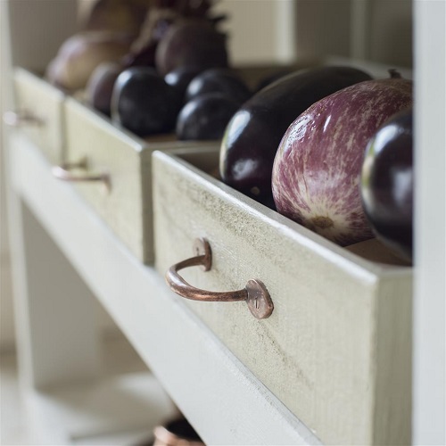 copper kitchen drawer pull