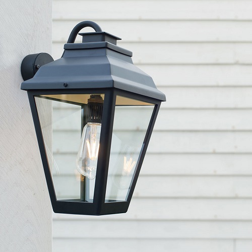 Black deals porch lantern